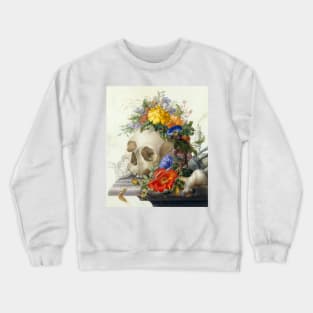 Vanitas Still Life by Herman Henstenburgh Crewneck Sweatshirt